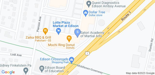 Map to Satori Academy Edison